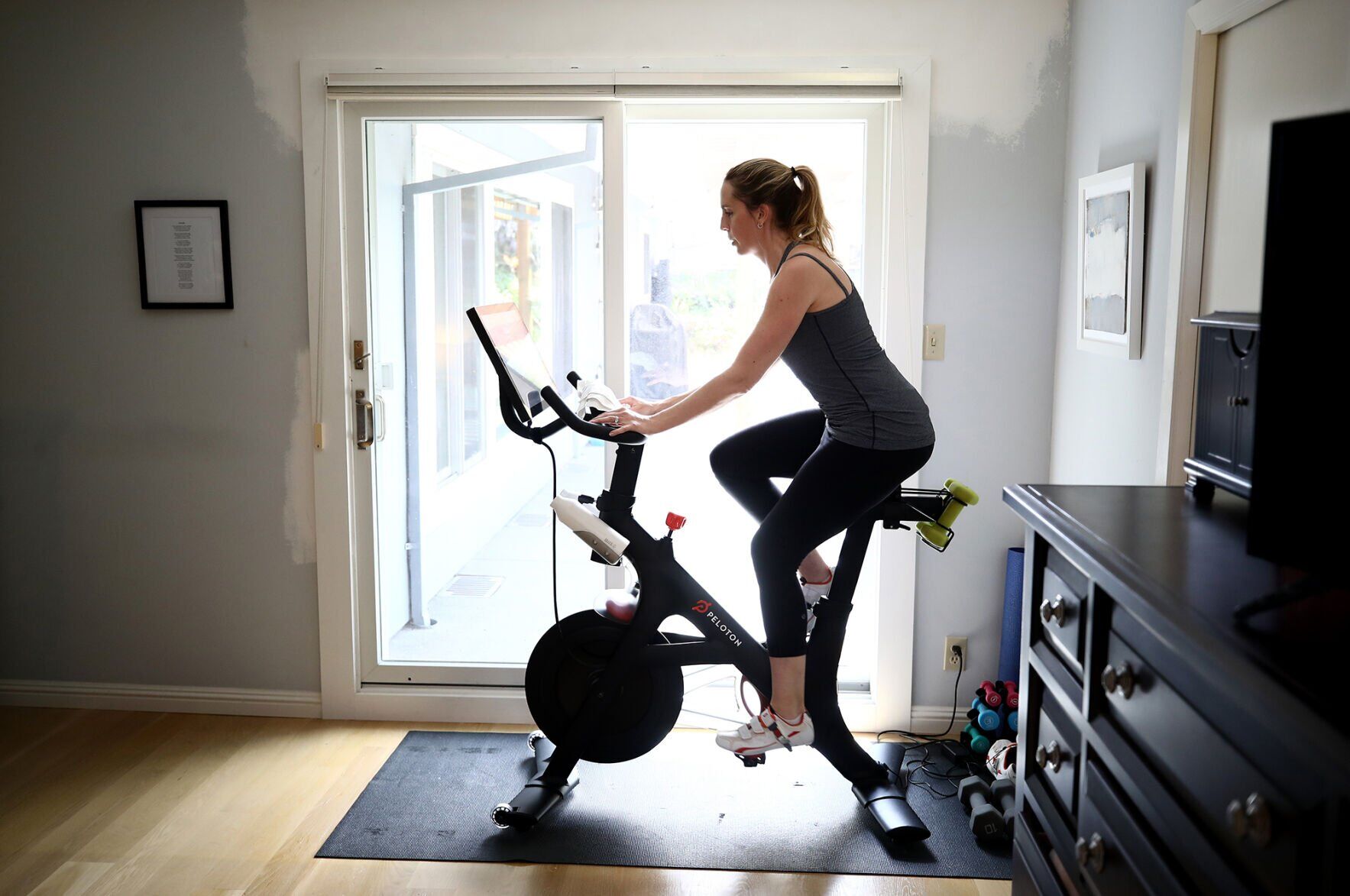 Peloton home bicycle